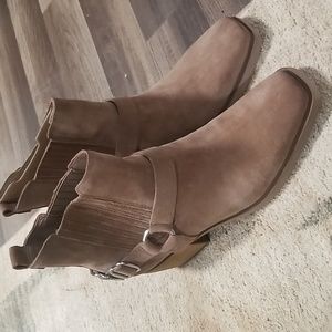 Sam Edelman Bellamie deep taup Suede   Ankle Boots 10